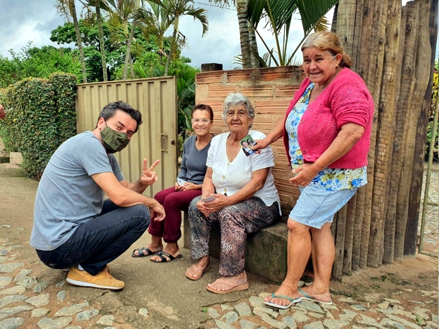 Marcinho e sua equipe visitaram as regiões de Vista Alegre e Brejo