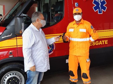 Deputado Gustavo Mitre realiza entrega de uma viatura resgate 0 KM ao 2º Pelotão de Corpo de Bombeiros em Itaúna