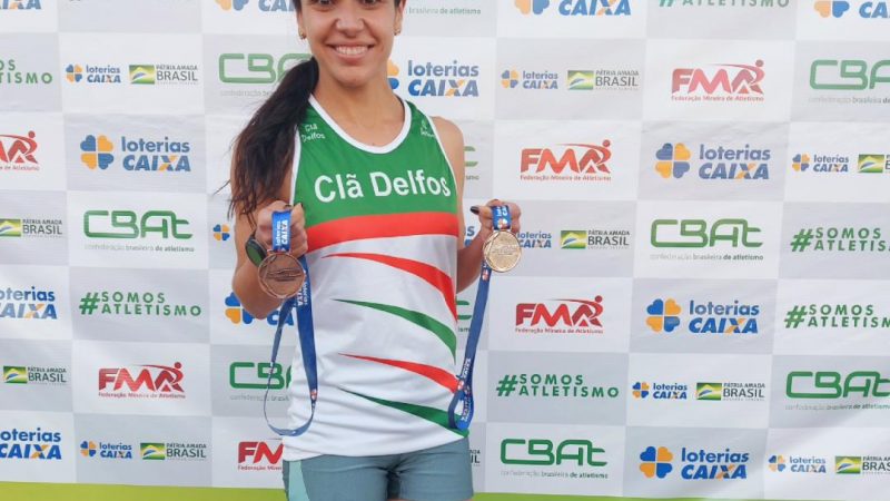 Atleta Itaunense é vice-campeã no Mineiro de Atletismo