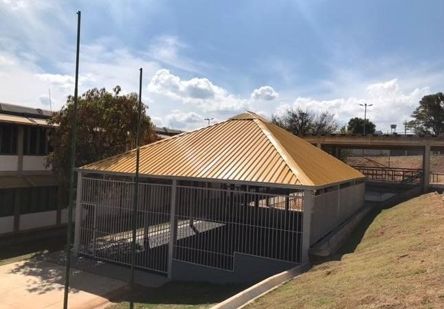 Parque infantil coberto no Caic está pronto