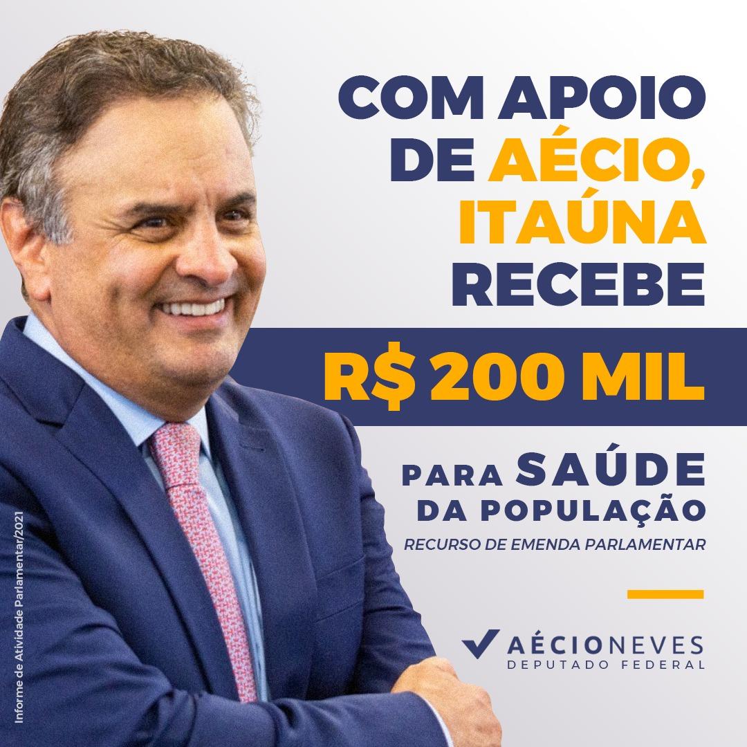 Itaúna recebe mais 200 mil em emenda de Aécio para atendimento na saúde