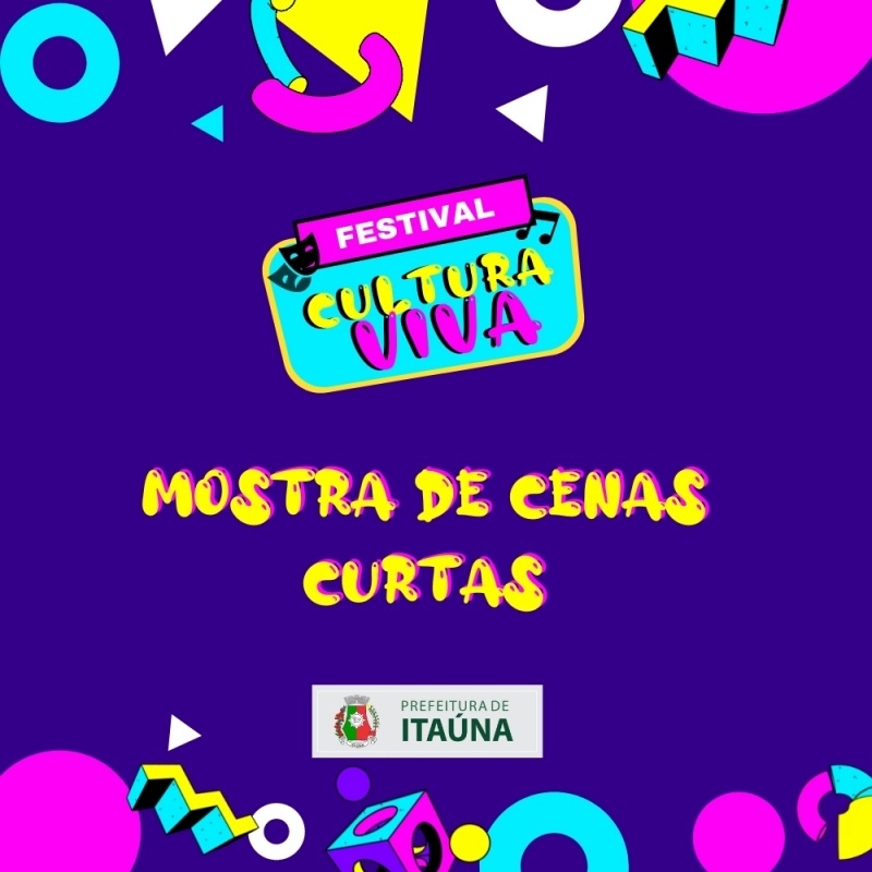 Inscrições abertas para Mostra de Cenas Curtas de Teatro em Itaúna