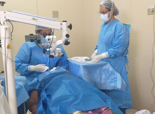 Centro Oftalmológico realizou mais 68 cirurgias de catarata no fim de semana