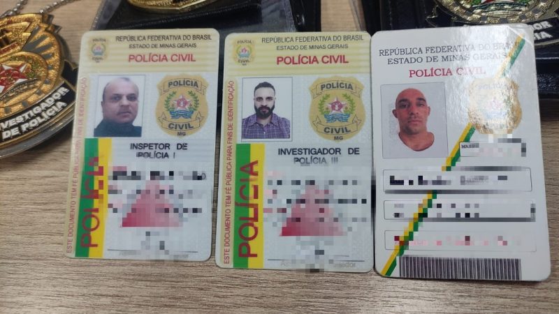 Trio é preso após se passar por policiais para aplicar golpe e extorquir dinheiro de vítimas em BH