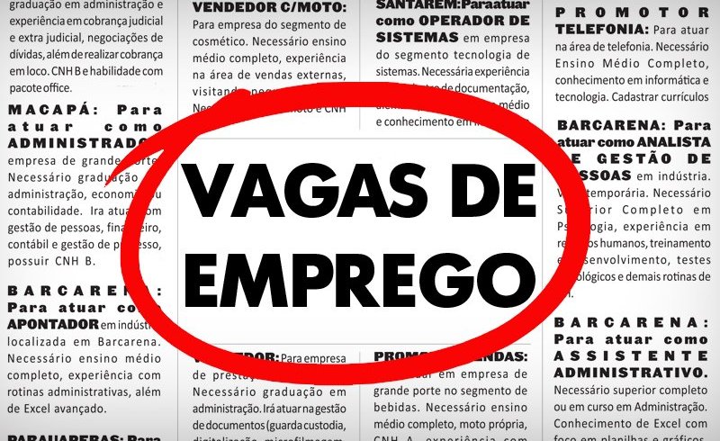 Comércio de Itaúna oferece 27 vagas de emprego