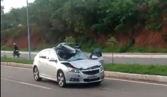 Vídeo: animal morre atropelado na Avenida Gabriel da Silva Pereira