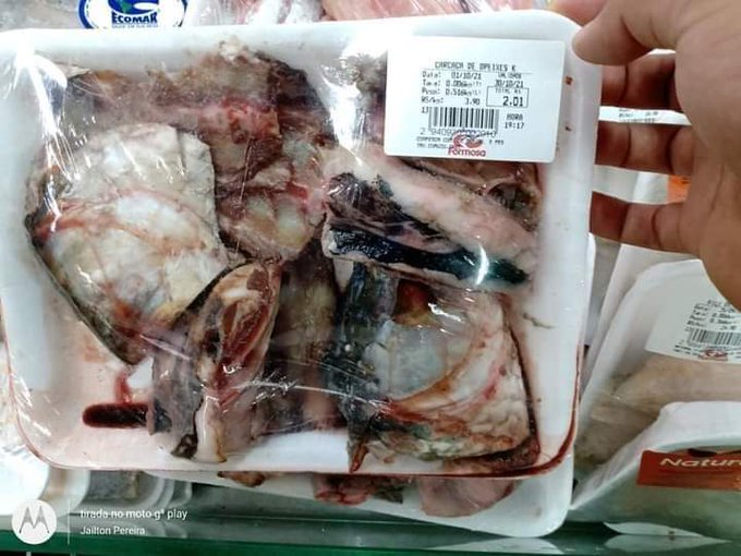 Restos de peixes são vendidos em supermercado e viralizam como ‘retrato da miséria’