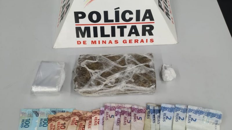 Polícia Militar prende suspeito de tráfico de drogas