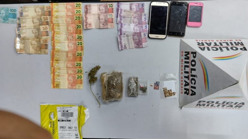 Homem é preso por tráfico de maconha e droga sintética