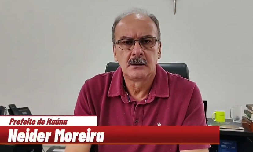 Vídeo: prefeito Neider fala sobre os trabalhos por causa dos temporais em Itaúna