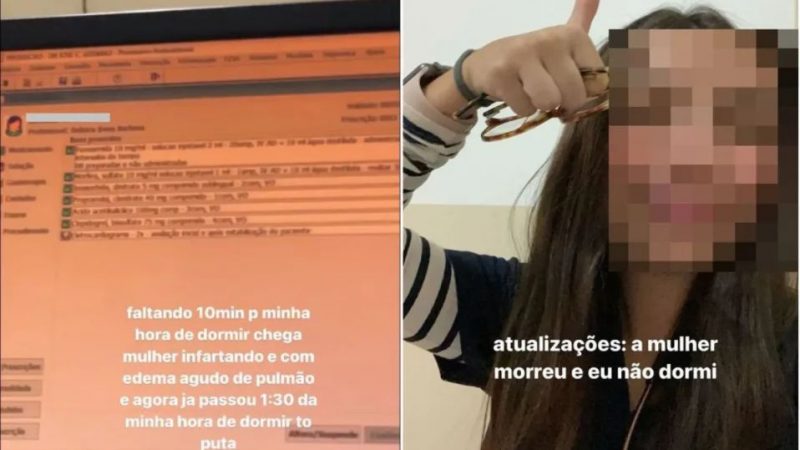 Estudante de medicina é suspensa de estágio após expor e ironizar paciente: “A mulher morreu e eu não dormi”