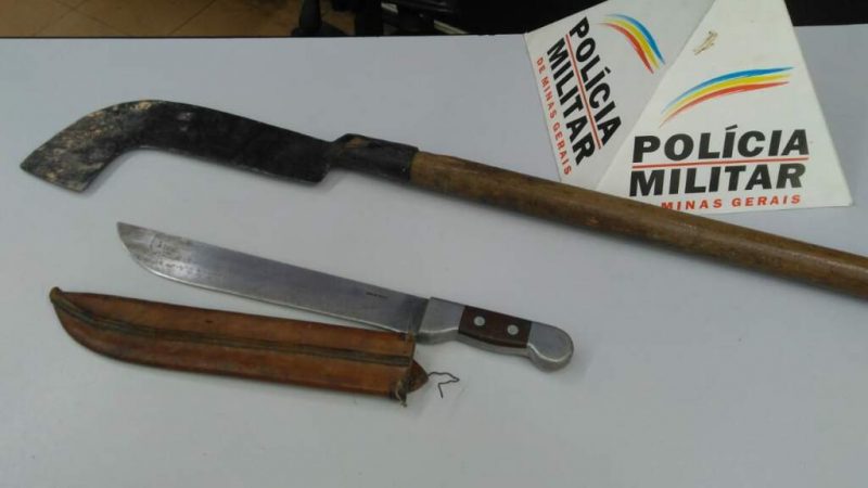 Dois homens são presos pelo furto de foice, facão e sucata em siderurgia