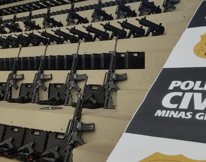 PCMG anuncia aquisição de 723 armas de fogo para delegacias do estado