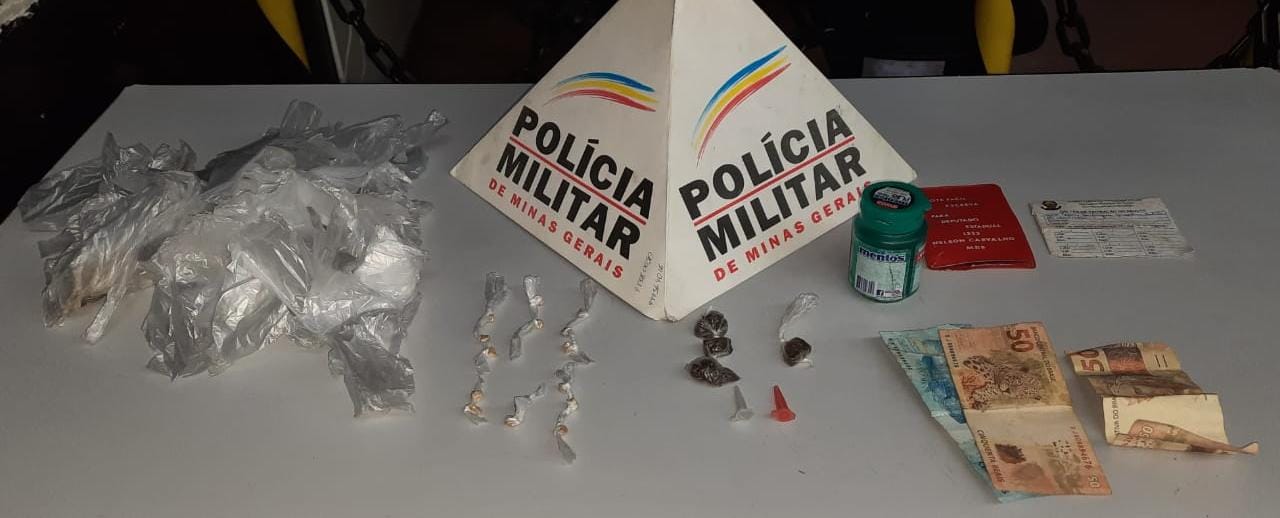 PM prende dois homens em Santanense por tráfico de drogas