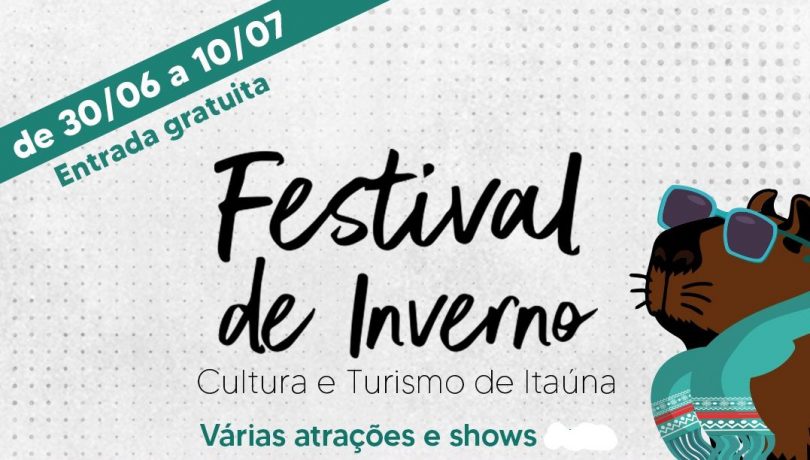 Começa amanhã o Festival de Inverno de Itaúna. Veja como retirar seu ingresso