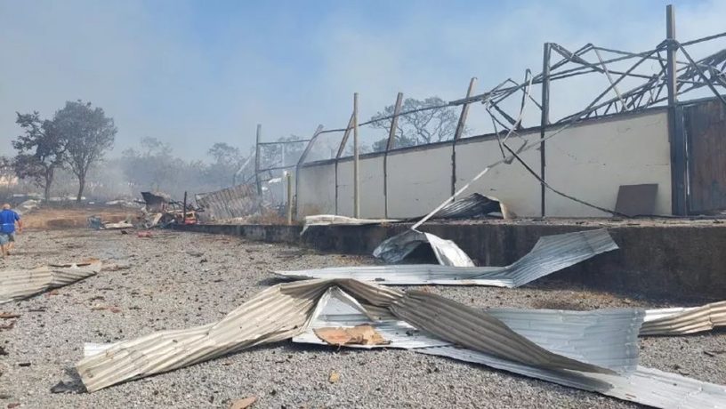 Incêndio em galpão de fogos em Santo Antônio do Monte provoca duas mortes