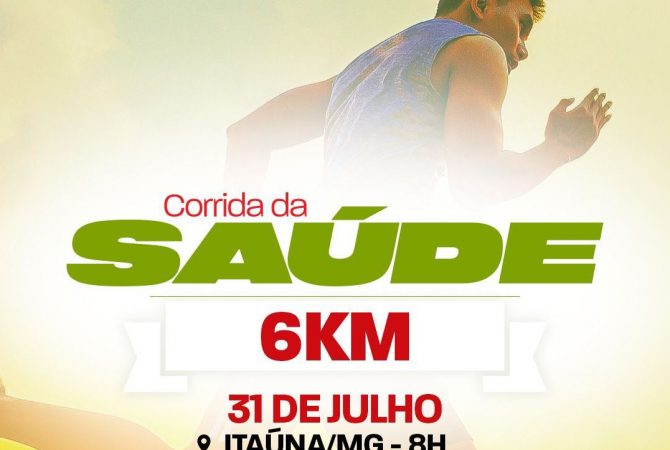 Corrida da Saúde mobiliza atletas para prova em Itaúna no dia 31