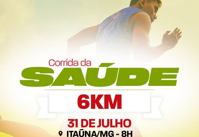 Corrida da Saúde mobiliza atletas para prova em Itaúna no dia 31