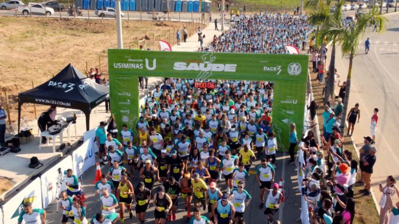 Corrida da Saúde em Itaúna reúne mais de duas mil pessoas e arrecada duas toneladas de alimentos