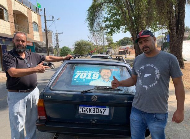 Marcinho Hakuna, candidato a deputado federal, visita cidades e conversa com o povo nas ruas