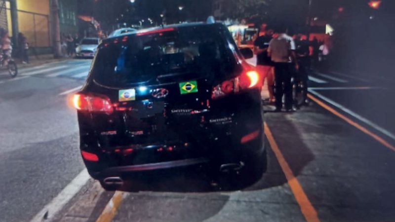 Motorista bêbado provoca acidente na avenida Jove Soares