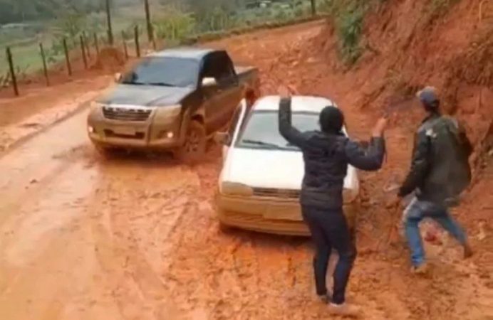 Vídeo impressionante de acidente em estrada rural entre Espera Feliz e Caparaó viraliza