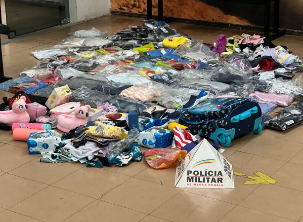 Três pessoas foram presas por furto de cerca de 15 mil reais em mercadorias em Itaúna