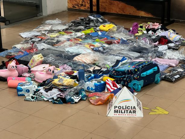 Três pessoas foram presas por furto de cerca de 15 mil reais em mercadorias em Itaúna