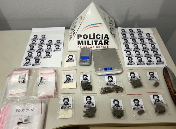 Pablo Escobar é estampa de embalagens de drogas apreendidas em Minas