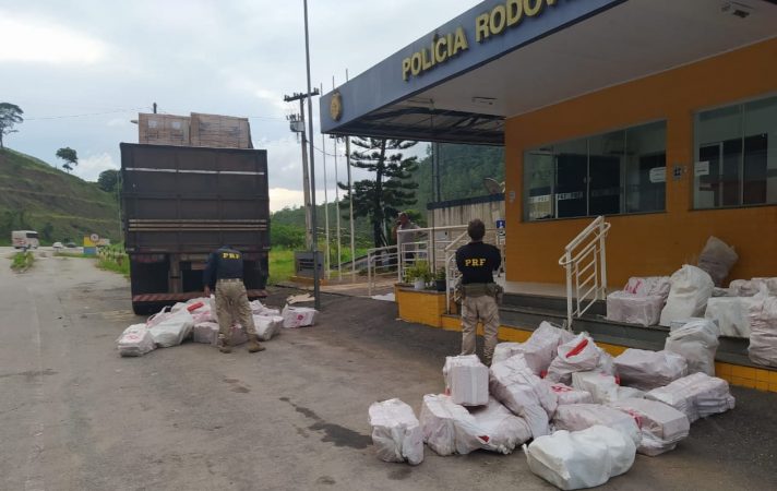 PRF apreende 1,8 toneladas de maconha, avaliada em mais de R$ 3,9 milhões em João Monlevade