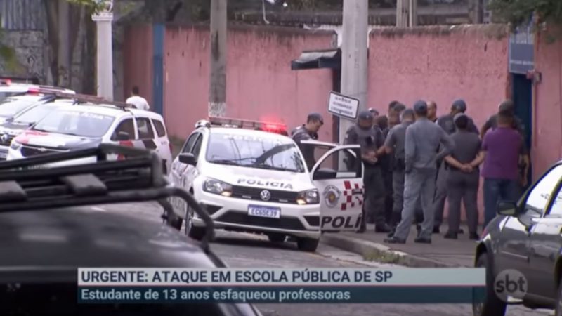 Vídeo: adolescente de 13 anos ataca escola em SP, mata uma professora e fere cinco