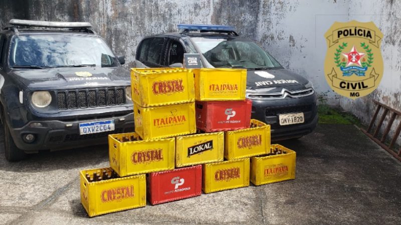 Homem é preso com 261 garrafas de cervejas diversas saqueadas de acidentes nas rodovias