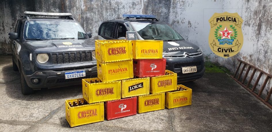 Homem é preso com 261 garrafas de cervejas diversas saqueadas de acidentes nas rodovias