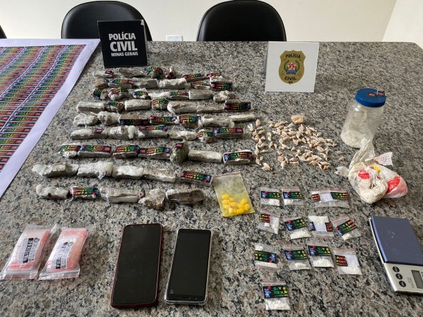 Polícia Civil apreende mais de cem pedras de crack em Formiga