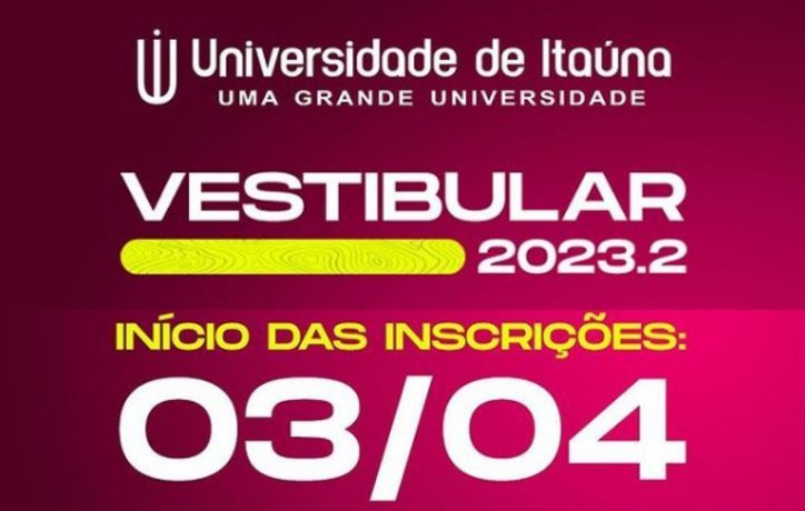 Começam hoje as inscrições para mais um vestibular da Universidade de Itaúna