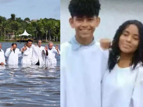 Adolescentes morrem afogados durante batismo evangélico