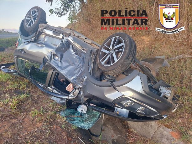 Mais um acidente na MG 050, em Formiga, que deixa duas pessoas com ferimentos graves