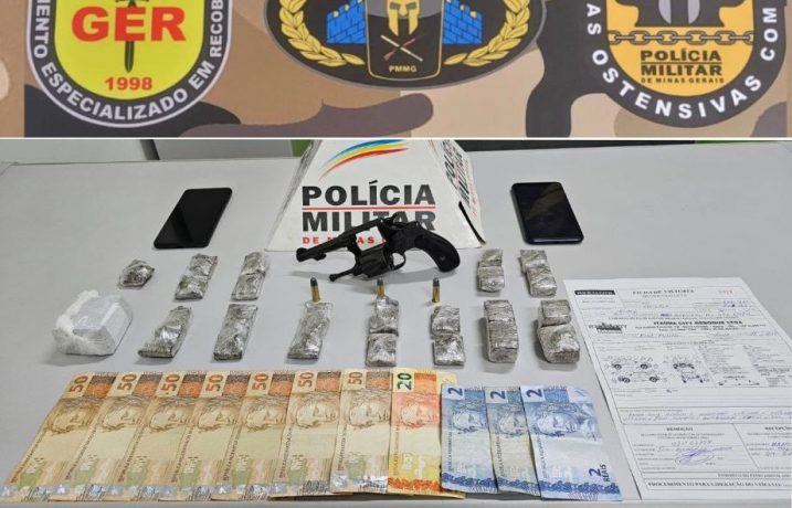 Polícias de Divinópolis e Itaúna prendem foragido da justiça com armas e drogas