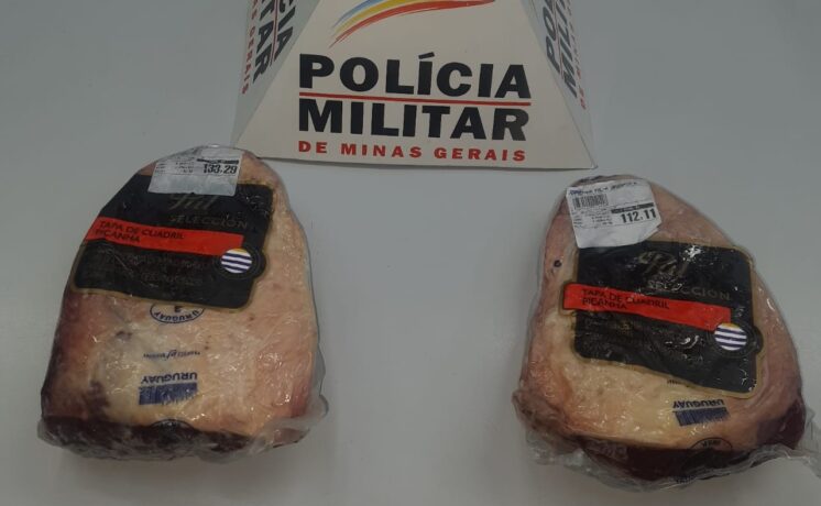 Polícia Militar prende motoqueiro suspeito de furtar picanha no Rena