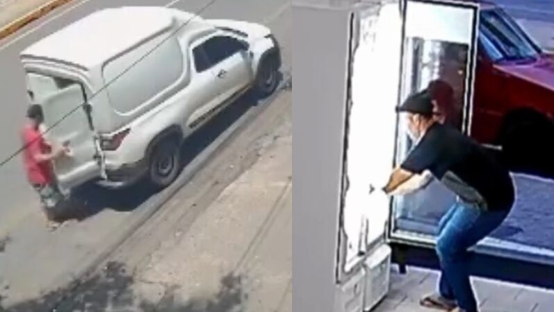 Vídeos: imagens de câmeras de monitoramento mostram furtos em plena luz do dia na prainha