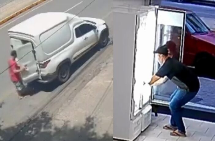 Vídeos: imagens de câmeras de monitoramento mostram furtos em plena luz do dia na prainha