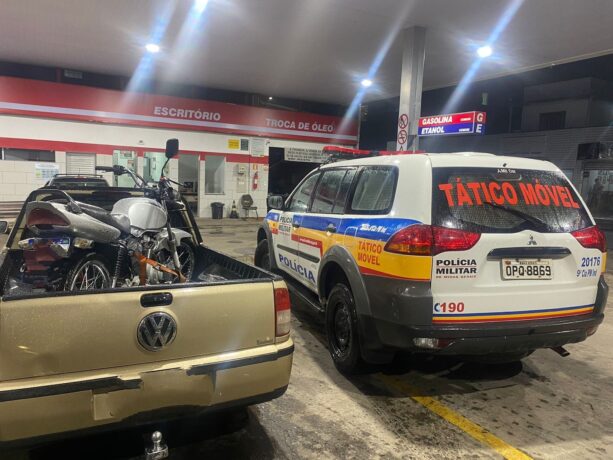 Polícia Militar recupera motocicleta furtada no dia 15 em Itaúna