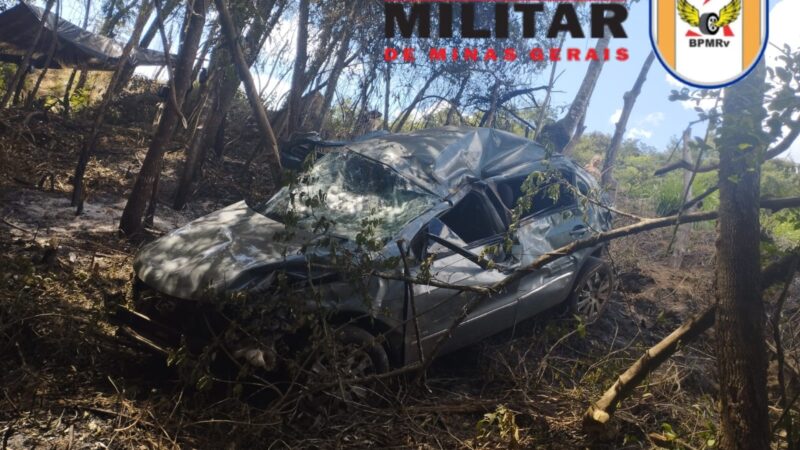 Capotamento tira a vida de jovem de 22 anos na MG 431, corpo só é encontrado no dia seguinte