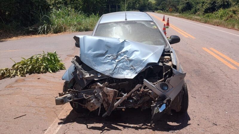 Colisão na MG 431 deixa uma vítima grave e outras com ferimentos leves