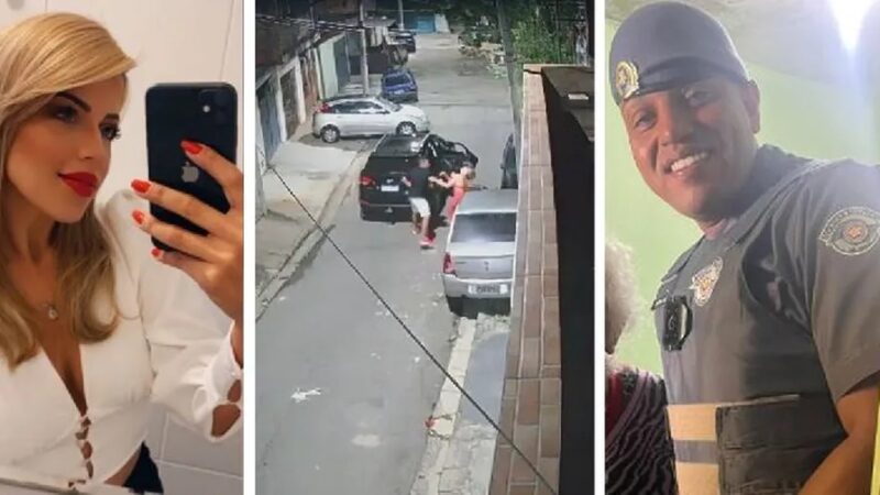 Vídeo: PM de folga agride esposa com socos e a mata com três tiros após discussão