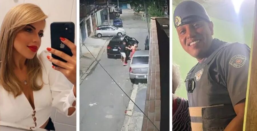 Vídeo: PM de folga agride esposa com socos e a mata com três tiros após discussão