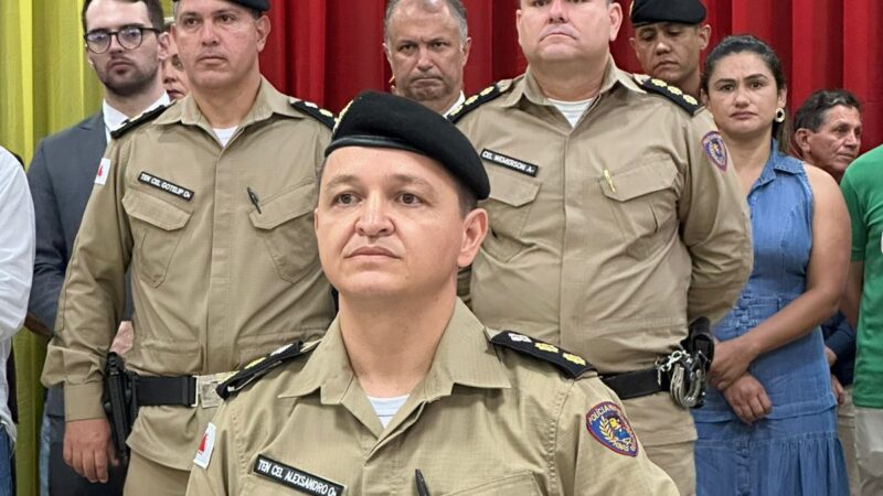 Em solenidade major Alexsandro, agora tenente-coronel, assume o comando do 63º BPM