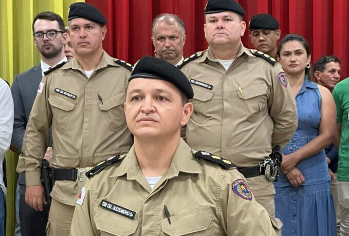 Em solenidade major Alexsandro, agora tenente-coronel, assume o comando do 63º BPM