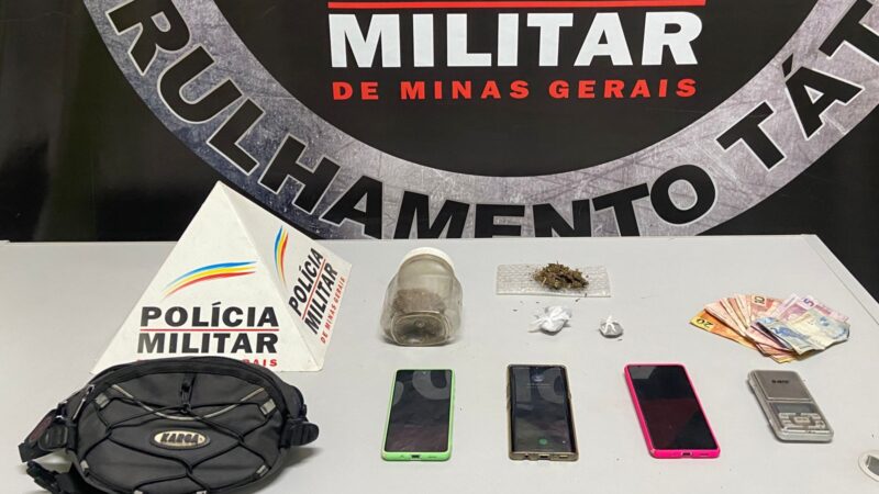 Polícia prende homem por tráfico e apreende celular roubado no bairro Universitário