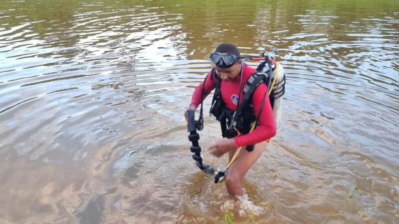 Jovem é vítima de afogamento em lago na cidade de Cláudio